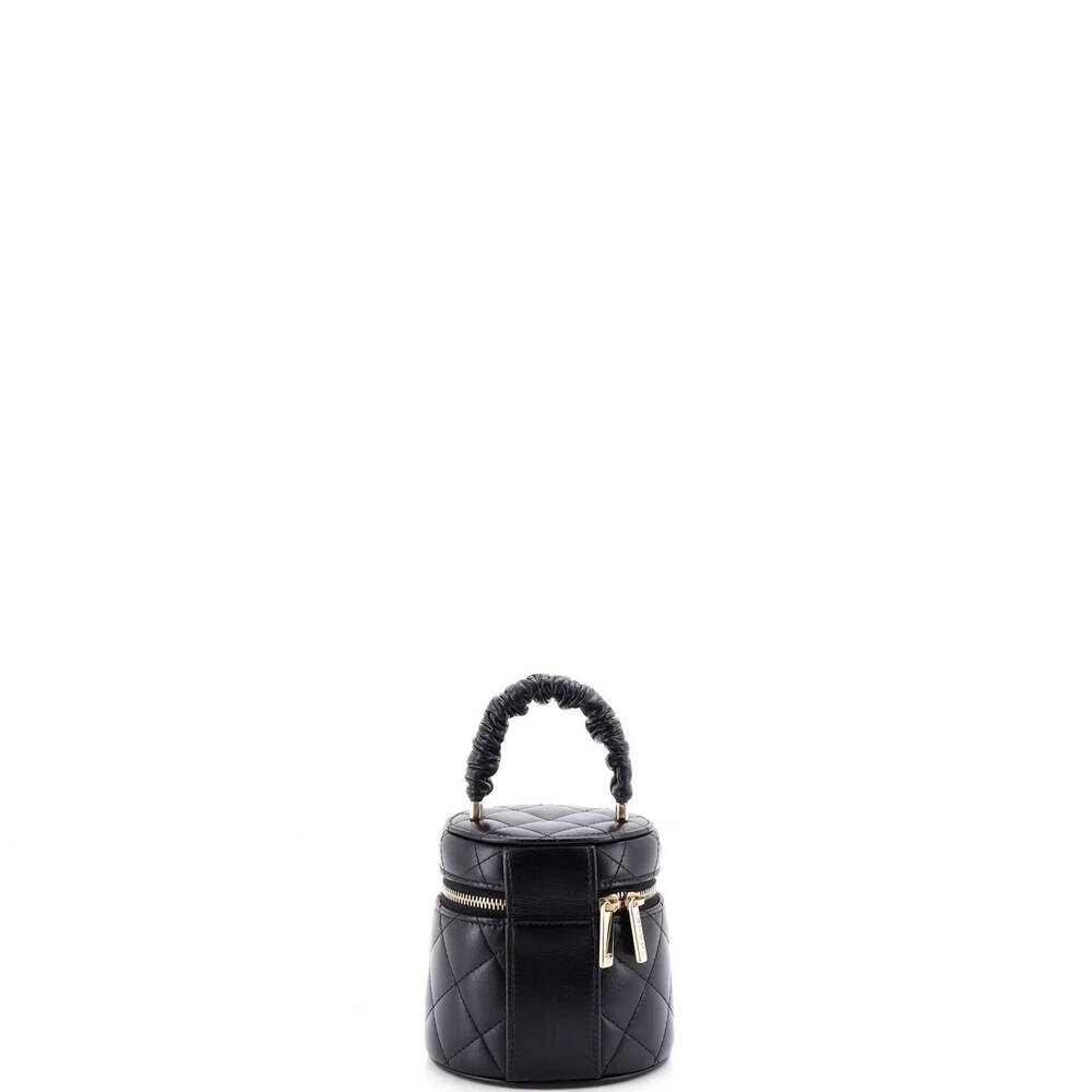 Chanel Mini CC Ruched Top Handle Vanity Case - Picture 3 of 5